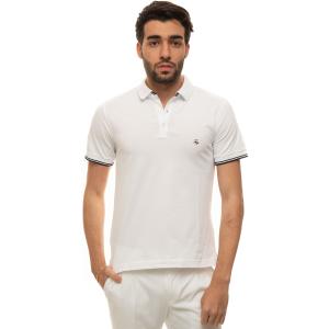 Fay Polo manica corta Bianco Cotone Uomo