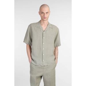Camicia  in lino Verde