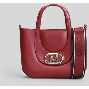 Borsa a spalla Flat Galizia in Gomma Rossa