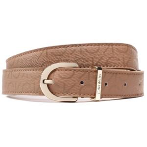 33-Cintura da donna Ck Must Rnd Belt 25Mm Epi Mono K60K610009 Beige