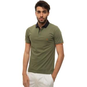 Fay Polo manica corta Verde Cotone Uomo