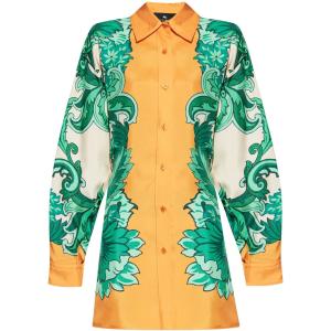 Camicia in seta a fiori