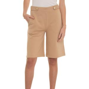 Fay Bermuda in cotone felpato Beige Cotone Donna