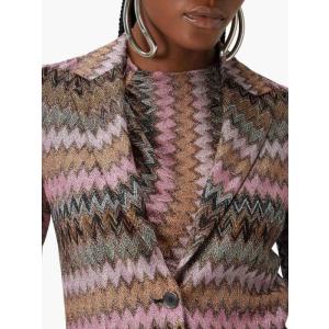 Giacca Chevron Missoni Nude e Neutro Taglia 42 Missoni  Taglia 42