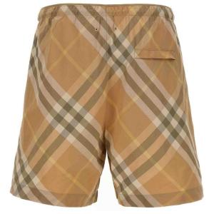Boxer Da Mare Motivo A Quadri Burberry Nude e Neutro Taglia S Burberry  Taglia S