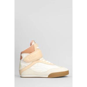 Sneakers Kick in pelle e camoscio Bianco