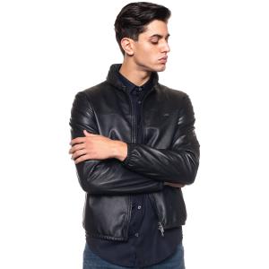 Emporio Armani Giubbino in pelle Nero Pelle Uomo