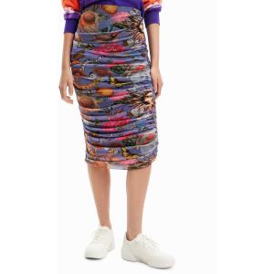 33-Gonna midi Vila 23SWFK11 Viola Slim Fit