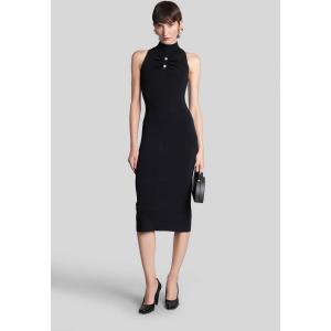 Abito corto Collin in viscosa Nera