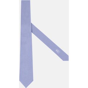 Boggi, Cravatta Motivo Floreale In Seta, Uomo, Azzurro