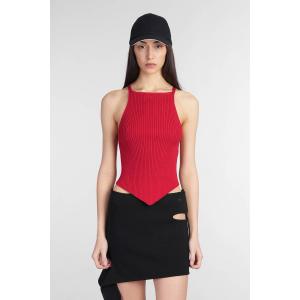 Topwear  in viscosa Rossa