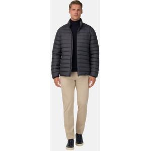 Boggi, Bomber In Tessuto Riciclato In Piuma D’oca, Donna, Navy, Taglia: L