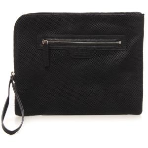 The Jack Leathers Pochette in pelle SAMSARA Nero Pelle Uomo