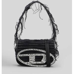 Borsa a spalla 1dr in Cotone Nero