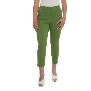 Pennyblack Pantalone 5 tasche SUONO Verde Cotone Donna