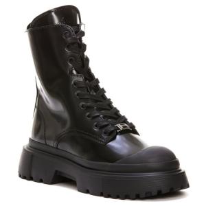 Stivaletti In Pelle Lucida H619 Hogan Nero Taglia 36 Hogan  Taglia 36