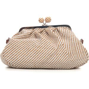 Max Mara weekend Borsa modello clutch Bianco-cuoio Poliammide Donna