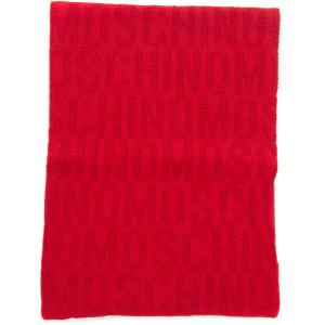 Moschino Sciarpa classica Rosso Lana Donna