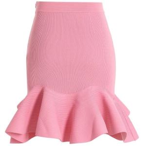 Gonna A Balze Alexander Mcqueen Rosa e Viola Taglia S Alexander Mcqueen Taglia S