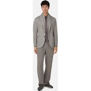 Boggi, Giacca Felpa In Misto Lana, Uomo, Grigio, Taglia: 46