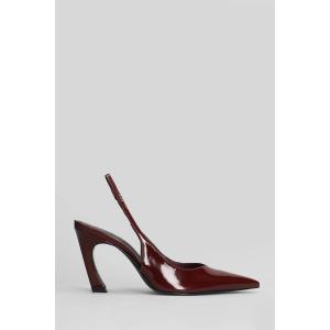 Decollete Lexi Sling in Vernice Bordeaux