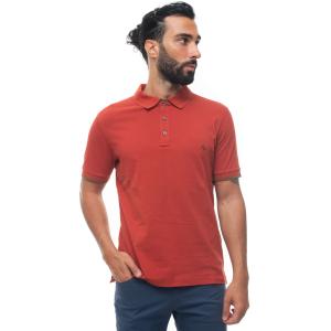 Fay Polo manica corta Rosso Cotone Uomo