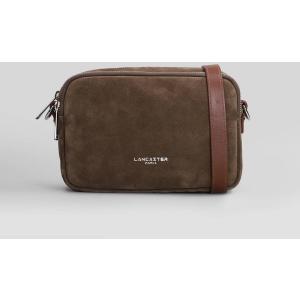 Borsa a spalla Suede in Camoscio Taupe