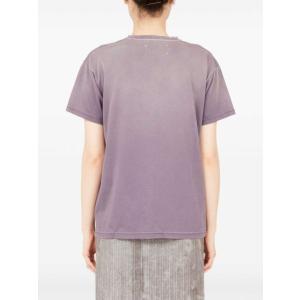 T-shirt Con Logo Maison Margiela Rosa e Viola Taglia M Maison Margiela  Taglia M