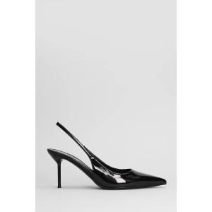 Decollete Lidia Slingback 70 in Vernice Nera