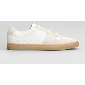 Sneakers Bball slim in pelle e camoscio Bianco