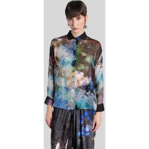 Camicia  in viscosa Blu