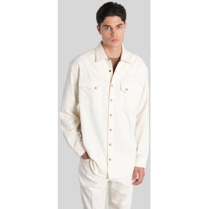 Camicia  in Cotone Beige