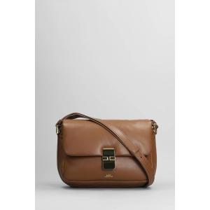 Borsa a spalla Grace soft in Pelle Marrone