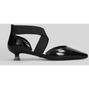 Decollete  in Pelle Nera