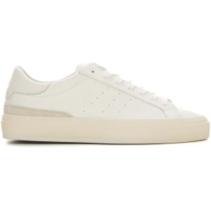 D.A.T.E. Sneakers in pelle con lacci SONICA Bianco Pelle Uomo