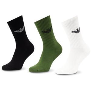 33-Set di 3 paia di calzini lunghi da uomo 303133 2F301 98610 Multicolore