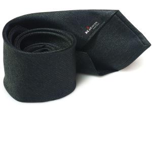 Kiton Cravatta Verde Seta Uomo