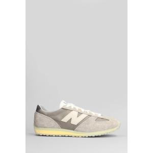 Sneakers 471 in Camoscio e Tessuto Taupe