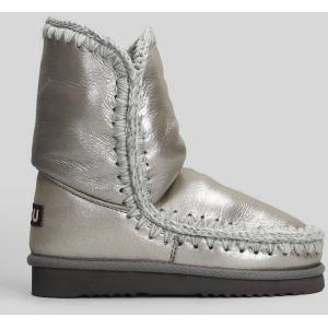 tronchetti tacco basso Eskimo 24 in Glitter Grigio