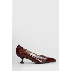 Decollete  in Pelle Bordeaux