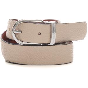 Emporio Armani Cintura reversibile Beige Poliestere Donna