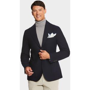 Giacca misto lana con petto a lancia