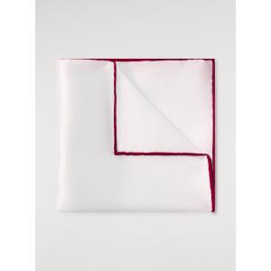 Pochette in seta tinta unita