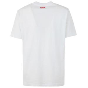 T-shirt Ampia Tiger Varsity Kenzo Bianco Taglia M Kenzo  Taglia M