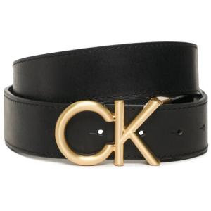 33-Cintura da uomo Adj Ck Metal Bombe Gold 35Mm K50K510217 Nero