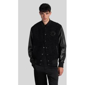 Giacca Bomber  in Poliammide Nera