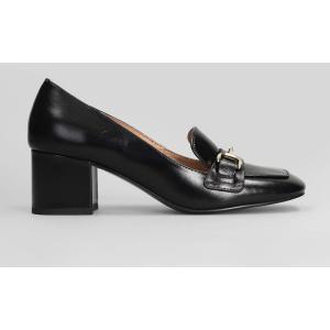 Decollete  in Pelle Nera