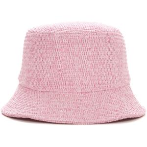 Max Mara weekend Cappello cloche in raffia Fase Rosa Cotone Donna
