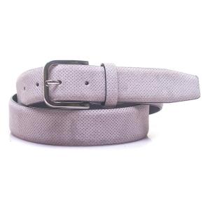 Canali Cintura in pelle Beige Pelle Uomo