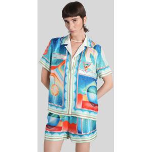 Camicia  in Seta Multicolor